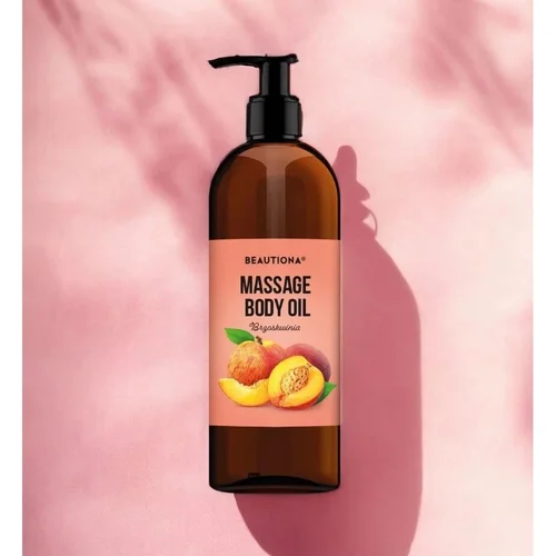 BEAUTIONA masažinis aliejus su persikais, 500 ml image 2