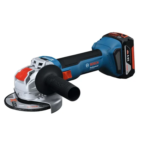 Bosch GWX 18V-8 kampinis šlifuoklis, 125 mm, 18 V, 2x4.0Ah image 2