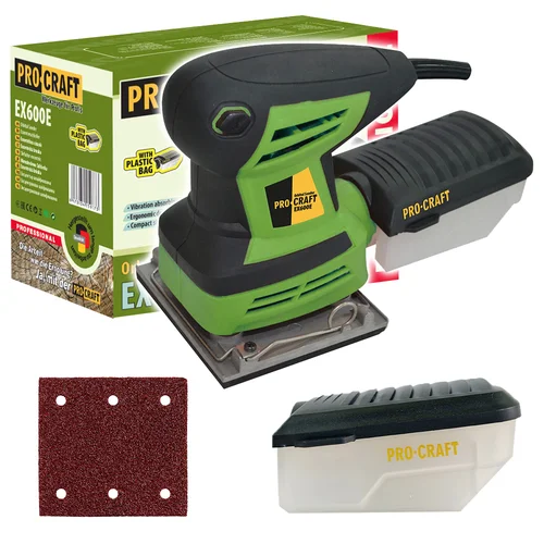ProCraft EX600E ekscentrinis šlifuoklis 260 W image 1