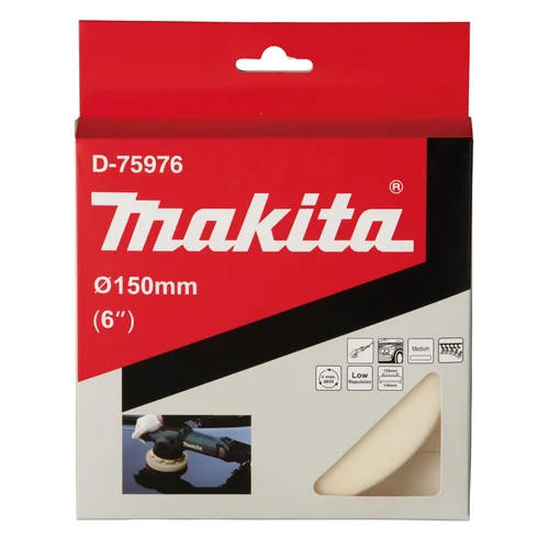 Makita D-75976 Poliravimo kempinė, 150 mm, Flat, Medium image 3