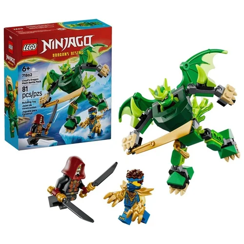 LEGO NINJAGO 71862 Lloyd's Dragon Mech Battle Pack image 1