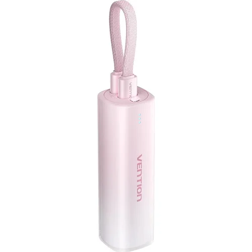 Vention FHWR0 5000 mAh 20 W rožinė išorinė baterija image 2