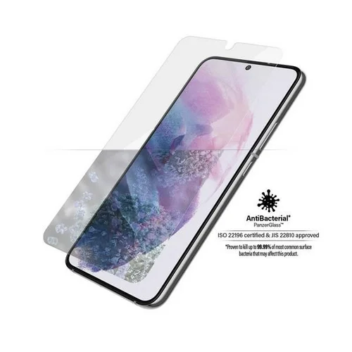 PanzerGlass E2E Microfracture stiklas Samsung Galaxy S22, juodas rėmas image 3
