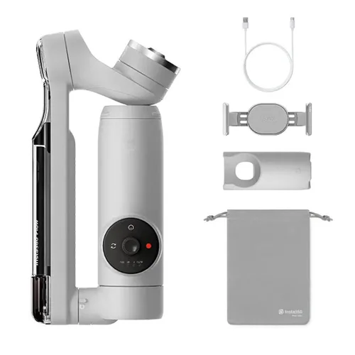 Insta360 Flow Creator Kit gimbalas, pilkas image 3