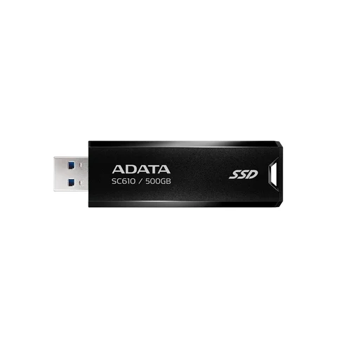 ADATA SC610 500 GB juodas išorinis SSD image 1