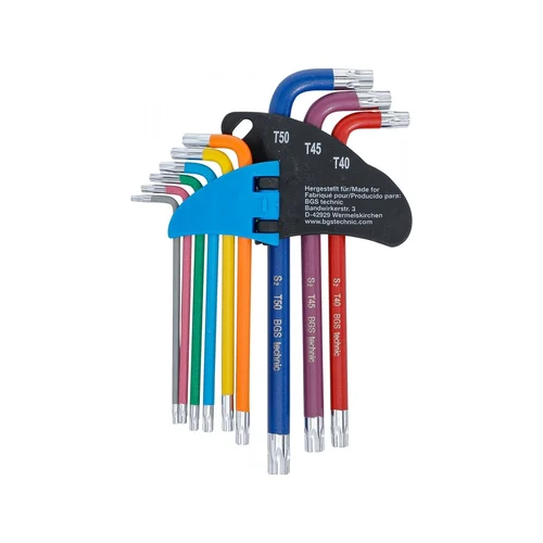 BGS technic 74461B Torx raktų rinkinys, 9 vnt. image 3