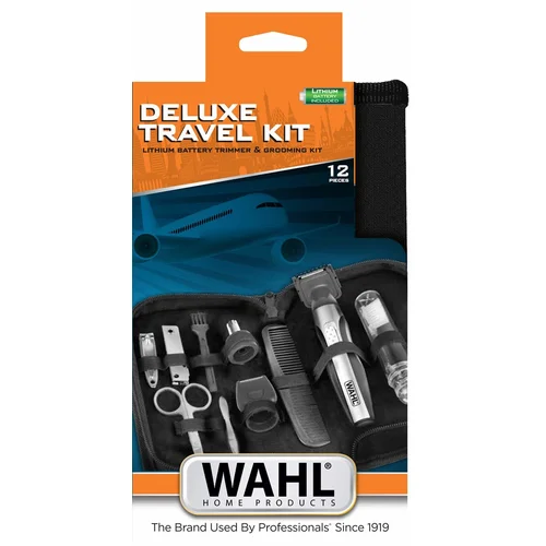 Wahl Deluxe kelioninis rinkinys, juodas, nerūdijantis plienas image 3