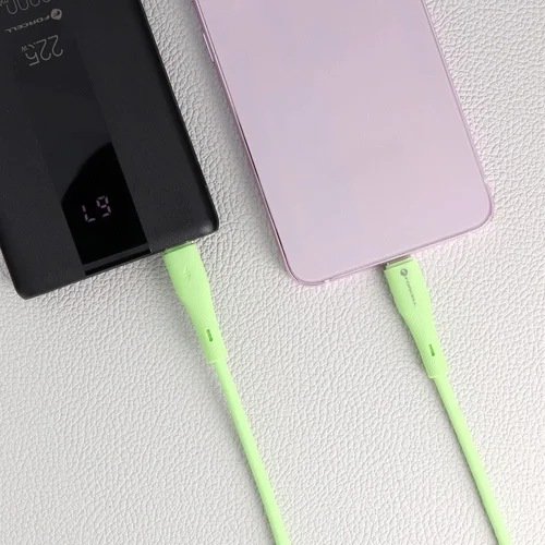FORCELL F-ENERGY C347 USB-C kabelis, 1 m, žalias image 2