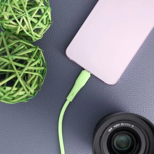 FORCELL F-ENERGY C347 USB-C kabelis, 1 m, žalias image 3
