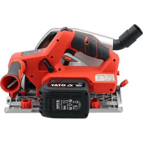 YATO YT-821701 akumuliatorinis įgilinamas diskinis pjūklas 140 mm, 18 V, 4 Ah image 3