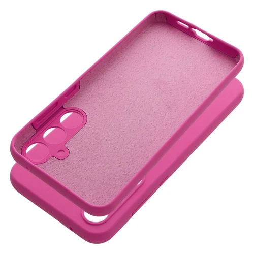 SILICONE 2 mm dėklas Samsung A55 5G, rožinis image 3