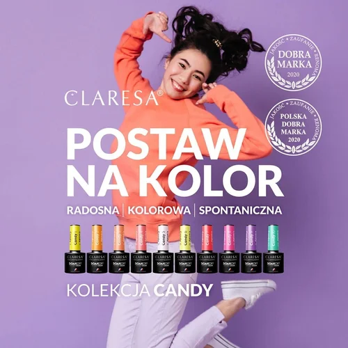 CLARESA CANDY 4 hibridinis nagų lakas, 5 g image 2