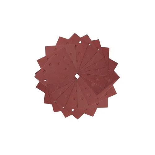 80G šlifavimo popierius 115X115 25 vnt. pakuotėje1/4 SHEET image 2
