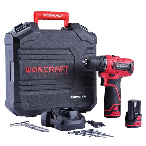 WORCRAFT CD-12LiA Akumuliatorinis suktuvas-gręžtuvas 12V Li-Ion image 1