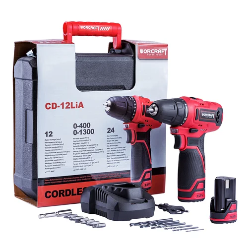 WORCRAFT CD-12LiA Akumuliatorinis suktuvas-gręžtuvas 12V Li-Ion image 2