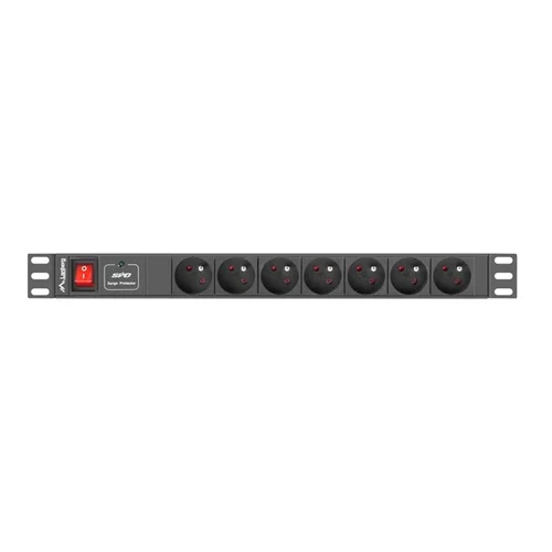 LANBERG RACK PDU maitinimo juosta 1U, 7 lizdai, 2 m image 2