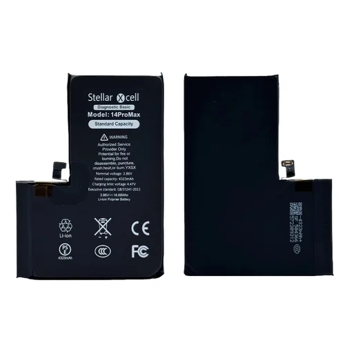 StellarXcell Diagnostic Akumuliatorius Apple iPhone 14 Pro Max 4330mAh image 2