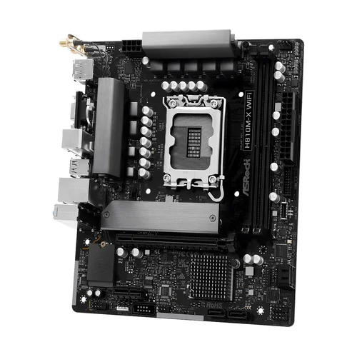 ASRock H810M-X WIFI micro ATX pagrindinė plokštė image 3