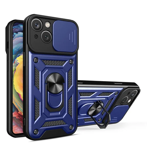 Armor Camshield dėklas iPhone 14 Plus, mėlynas image 1