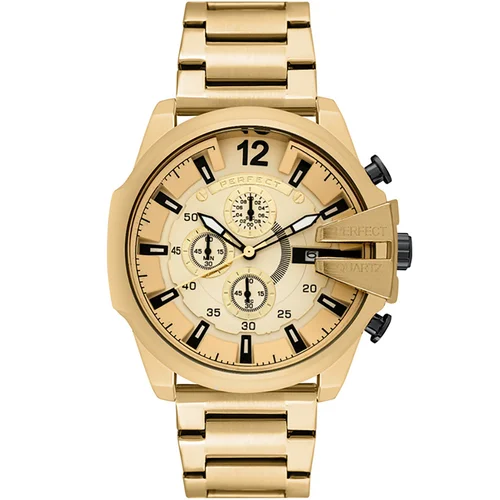 Perfect M513CH-05 vyriškas auksinis chronografas image 1