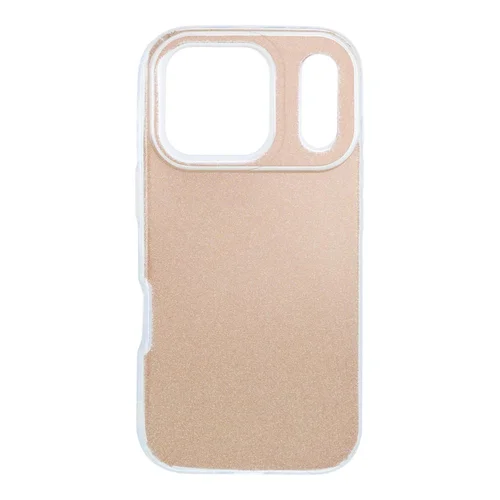Blizgantis dėklas iPhone 17 Pro, auksinis image 1