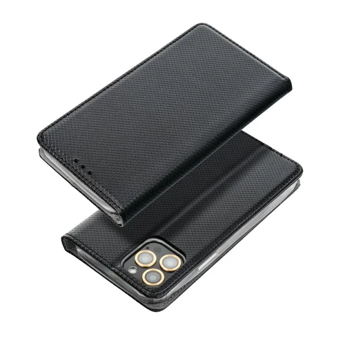 SMART CASE knyginis dėklas iPhone 14 Pro Max, juodas image 3