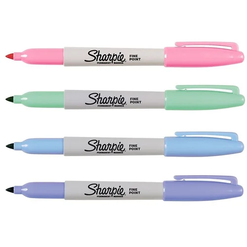 Sharpie pastelinių permanentinių markerių rinkinys, 4 vnt. image 1