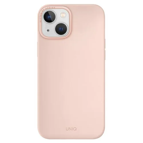 Uniq Lino Hue MagClick dėklas iPhone 14, rožinis image 2