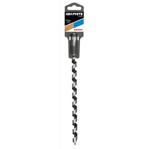 GRAPHITE Spiralinis grąžtas medžiui 250x6mm image 2