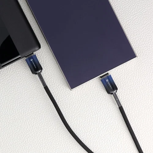 FORCELL F-ENERGY C357 USB-C–USB-C kabelis 100 W 1 m juodas image 2