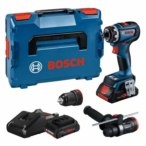 Bosch GSR 18V-90 FC akumuliatorinis suktuvas-gręžtuvas, 06019K6205, 2x4.0Ah, L-BOXX image 1