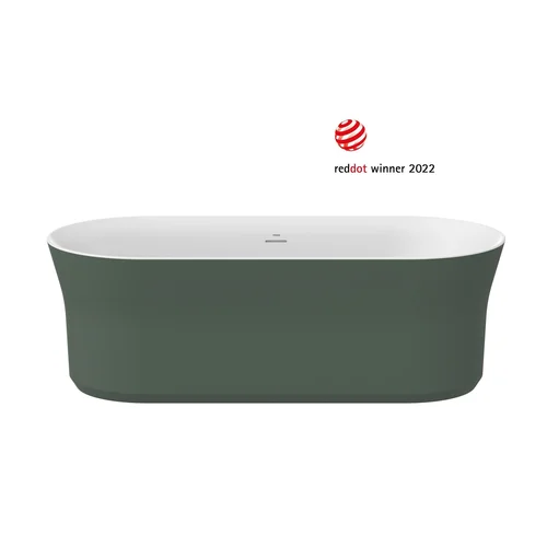 Vonia Ypsilon 180x80 Grey Green/balta laisvai pastatoma image 2
