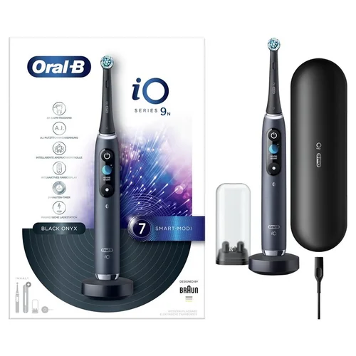 Oral-B iO Series 9 elektrinis dantų šepetėlis, juodos spalvos image 2
