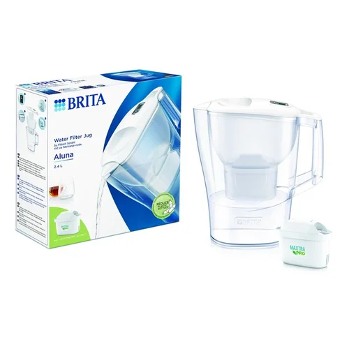 Brita ALUNA Vandens filtravimo indas, 2.4 l, Balta image 1