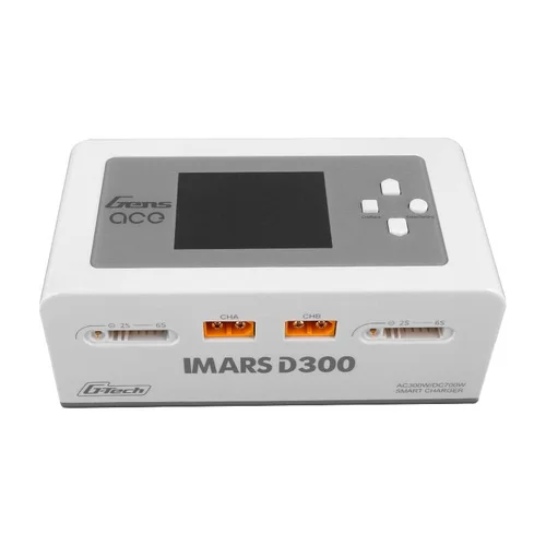Gens Ace IMARS D300 G-Tech AC/DC įkroviklis, baltas image 1