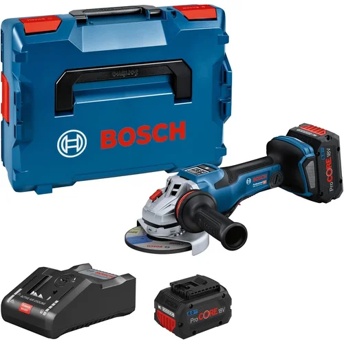 Bosch GWS 18V-15 PSC akumuliatorinis kampinis šlifuoklis, 18V, 2x8.0Ah, 06019H6B01 image 1