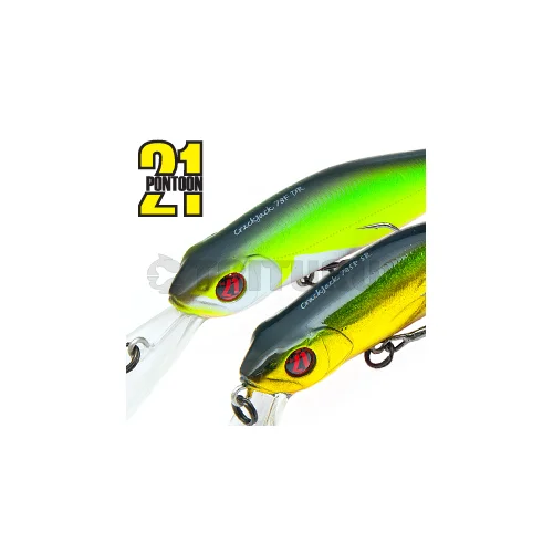 Pontoon21 CrackJack 78F-MR vobleris 78 mm A17 Ghost Pearl Red Head image 2
