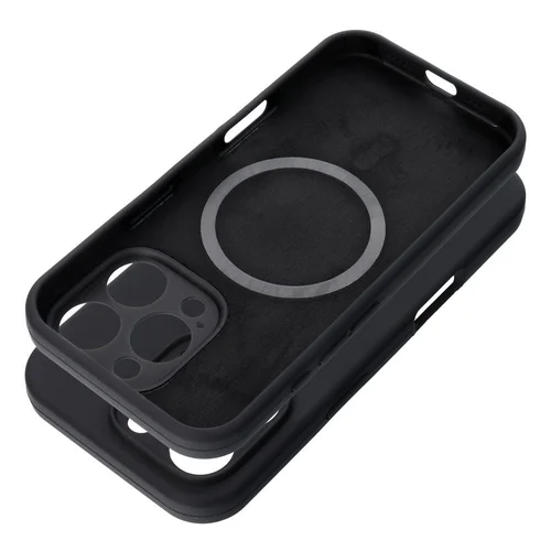 iPhone 15 Pro silikoninis dėklas, 2 mm, juodas, MagSafe image 1