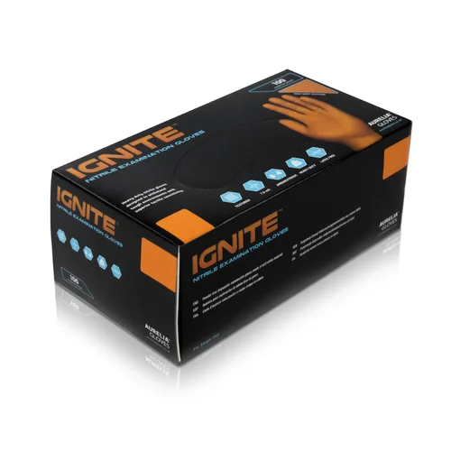 Nitrilinės pirštinės IGNITE XXL 25vnt image 3
