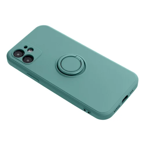 Xiaomi Redmi Note 15 5G silikoninis dėklas su žiedu, žalias image 3