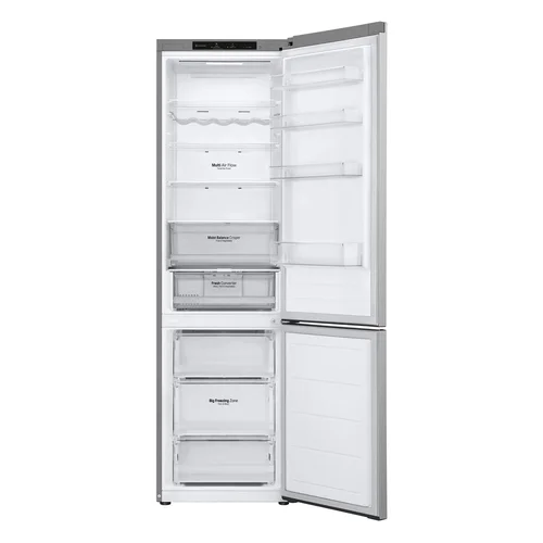 LG GBV3200CPY.APYQEUR 387 l sidabrinis šaldytuvas-šaldiklis image 2