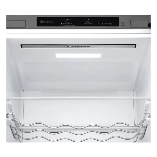 LG GBV3200CPY.APYQEUR 387 l sidabrinis šaldytuvas-šaldiklis image 3