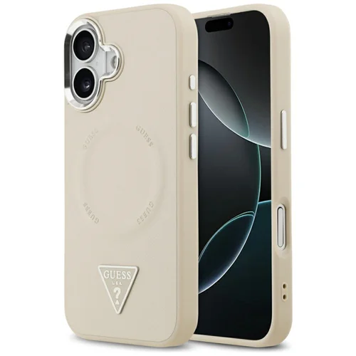 GUESS GUHMP17SPSDTSCME dėklas iPhone 17, smėlio spalvos image 1