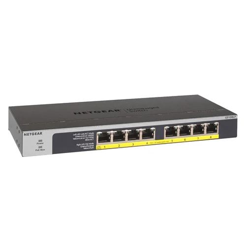 NETGEAR GS108LP 8 prievadų PoE+ jungiklis image 2