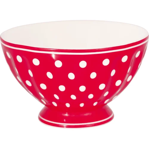 GreenGate DOTTY mažas raudonas dubenėlis image 1