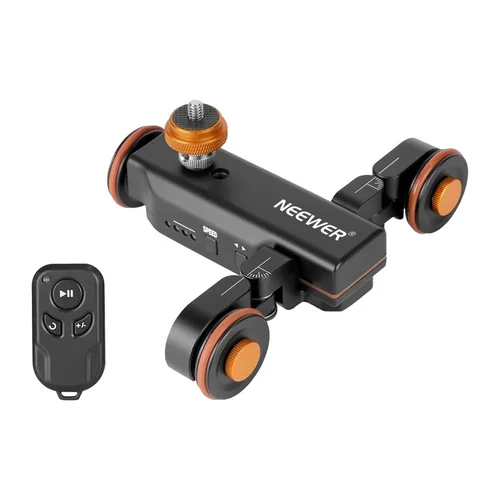 NEEWER DL100 motorizuotas 3 ratų kamerų dolly image 2
