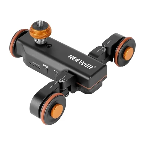 NEEWER DL100 motorizuotas 3 ratų kamerų dolly image 3