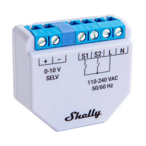 Shelly Plus 0-10V Wi-Fi/Bluetooth šviesos dimeris image 1