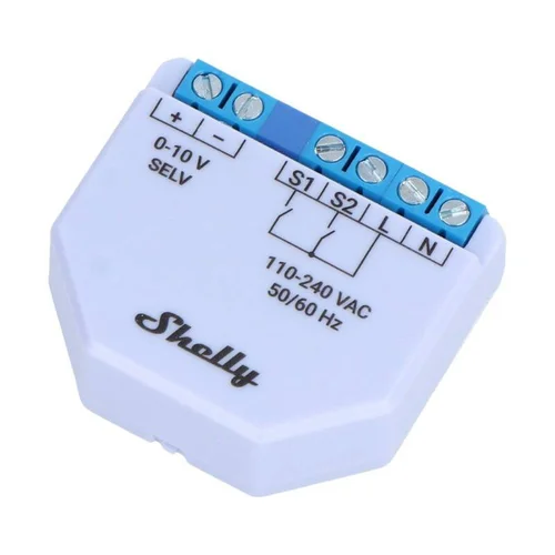 Shelly Plus 0-10V Wi-Fi/Bluetooth šviesos dimeris image 3
