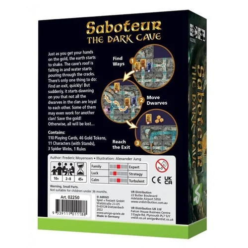 Stalo žaidimas Smart Games Saboteur: The Dark Cave BRG/SABC image 2